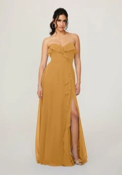 Mori Lee 21782 Ruffle Neck Strapless Bridesmaid Dress -Fashion wedding dress mori lee 21782 ruffle neck strapless bridesmaid dress 06.997