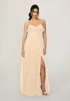 Mori Lee 21782 Ruffle Neck Strapless Bridesmaid Dress -Fashion wedding dress mori lee 21782 ruffle neck strapless bridesmaid dress 08.997