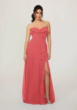 Mori Lee 21782 Ruffle Neck Strapless Bridesmaid Dress -Fashion wedding dress mori lee 21782 ruffle neck strapless bridesmaid dress 09.997