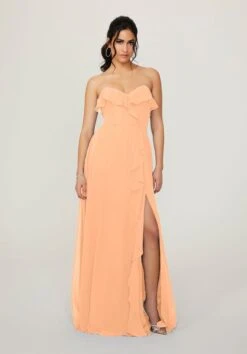 Mori Lee 21782 Ruffle Neck Strapless Bridesmaid Dress -Fashion wedding dress mori lee 21782 ruffle neck strapless bridesmaid dress 10.997