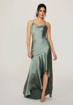 Mori Lee 21783 Cowl Neck High Low Bridesmaid Dress - Stock Only