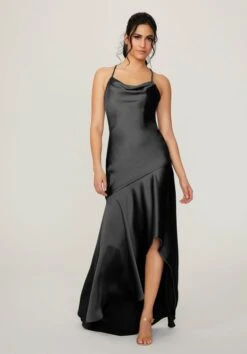 Mori Lee 21783 Cowl Neck High Low Bridesmaid Dress - Stock Only -Fashion wedding dress mori lee 21783 cowl neck high low bridesmaid dress 04.997