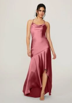 Mori Lee 21783 Cowl Neck High Low Bridesmaid Dress - Stock Only -Fashion wedding dress mori lee 21783 cowl neck high low bridesmaid dress 05.997