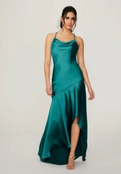 Mori Lee 21783 Cowl Neck High Low Bridesmaid Dress - Stock Only -Fashion wedding dress mori lee 21783 cowl neck high low bridesmaid dress 08.997