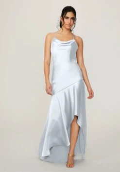 Mori Lee 21783 Cowl Neck High Low Bridesmaid Dress - Stock Only -Fashion wedding dress mori lee 21783 cowl neck high low bridesmaid dress 15.997