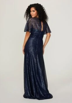 Mori Lee 21785 Flutter Sleeve Sequin Bridesmaid Dress - Stock Only 10 Mori Lee 21785 Flutter Sleeve Sequin Bridesmaid Dress - Stock Only -Fashion wedding dress mori lee 21785 flutter sleeve sequin bridesmaid dress 03.997