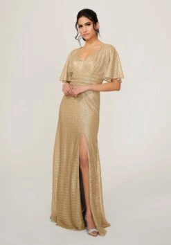 Mori Lee 21785 Flutter Sleeve Sequin Bridesmaid Dress - Stock Only 13 Mori Lee 21785 Flutter Sleeve Sequin Bridesmaid Dress - Stock Only -Fashion wedding dress mori lee 21785 flutter sleeve sequin bridesmaid dress 06.997