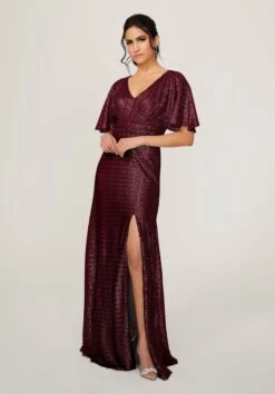 Mori Lee 21785 Flutter Sleeve Sequin Bridesmaid Dress - Stock Only 15 Mori Lee 21785 Flutter Sleeve Sequin Bridesmaid Dress - Stock Only -Fashion wedding dress mori lee 21785 flutter sleeve sequin bridesmaid dress 08.997