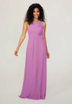 Mori Lee 21787 Halter Neck Pleated Skirt Bridesmaid Dress - Stock Only -Fashion wedding dress mori lee 21787 halter neck pleated skirt bridesmaid dress 16.997