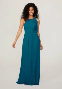 Mori Lee 21787 Halter Neck Pleated Skirt Bridesmaid Dress - Stock Only -Fashion wedding dress mori lee 21787 halter neck pleated skirt bridesmaid dress 18.997