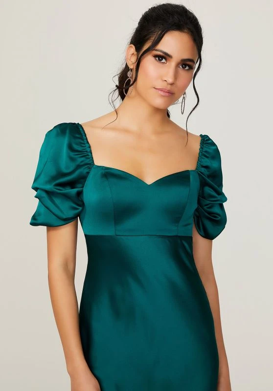 Mori Lee 21788 Puff Sleeve Sweetheart Neck Bridesmaid Dress - Stock Only 2 Mori Lee 21788 Puff Sleeve Sweetheart Neck Bridesmaid Dress - Stock Only - Image 2