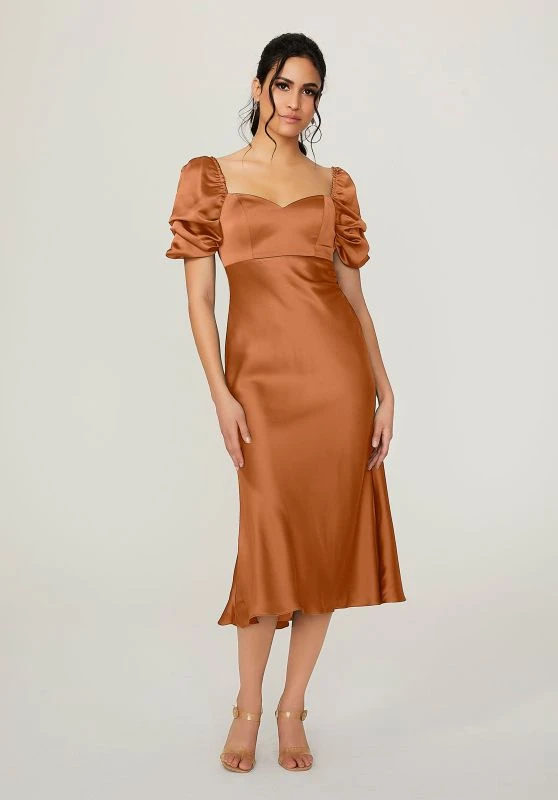 Mori Lee 21788 Puff Sleeve Sweetheart Neck Bridesmaid Dress - Stock Only 7 Mori Lee 21788 Puff Sleeve Sweetheart Neck Bridesmaid Dress - Stock Only - Image 7