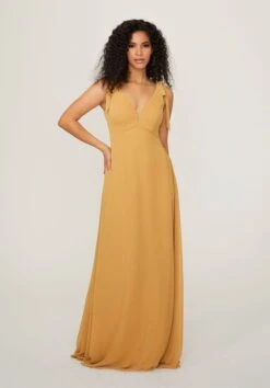 Mori Lee 21789 Bow Straps Keyhole Back Bridesmaid Dress