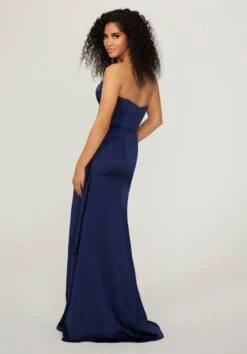 Mori Lee 21791 Corset Bodice Strapless Bridesmaid Dress