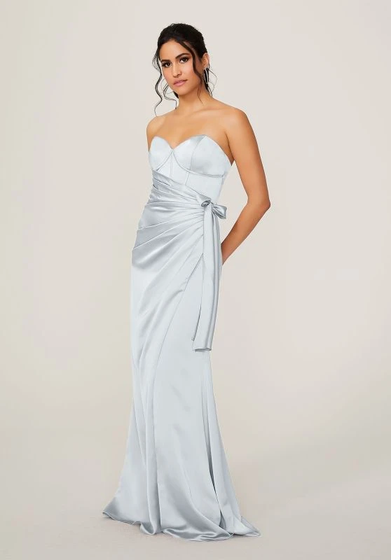Mori Lee 21791 Corset Bodice Strapless Bridesmaid Dress 12 Mori Lee 21791 Corset Bodice Strapless Bridesmaid Dress - Image 12