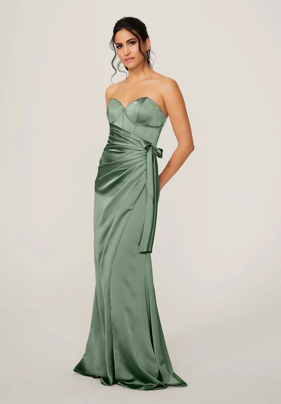 Mori Lee 21791 Corset Bodice Strapless Bridesmaid Dress 13 Mori Lee 21791 Corset Bodice Strapless Bridesmaid Dress - Image 13