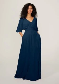 Mori Lee 21792 Pleated Waist Three-Quarter Sleeves Bridesmaid Dress 27 Mori Lee 21792 Pleated Waist Three-Quarter Sleeves Bridesmaid Dress -Fashion wedding dress mori lee 21792 pleated waist three quarter sleeves bridesmaid dress 09.997