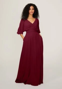 Mori Lee 21792 Pleated Waist Three-Quarter Sleeves Bridesmaid Dress 34 Mori Lee 21792 Pleated Waist Three-Quarter Sleeves Bridesmaid Dress -Fashion wedding dress mori lee 21792 pleated waist three quarter sleeves bridesmaid dress 16.997
