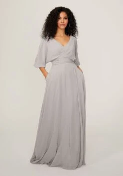 Mori Lee 21792 Pleated Waist Three-Quarter Sleeves Bridesmaid Dress 36 Mori Lee 21792 Pleated Waist Three-Quarter Sleeves Bridesmaid Dress -Fashion wedding dress mori lee 21792 pleated waist three quarter sleeves bridesmaid dress 18.997