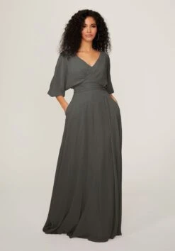 Mori Lee 21792 Pleated Waist Three-Quarter Sleeves Bridesmaid Dress 38 Mori Lee 21792 Pleated Waist Three-Quarter Sleeves Bridesmaid Dress -Fashion wedding dress mori lee 21792 pleated waist three quarter sleeves bridesmaid dress 20.997