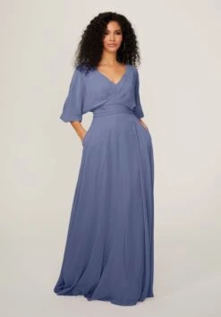 Mori Lee 21792 Pleated Waist Three-Quarter Sleeves Bridesmaid Dress 39 Mori Lee 21792 Pleated Waist Three-Quarter Sleeves Bridesmaid Dress -Fashion wedding dress mori lee 21792 pleated waist three quarter sleeves bridesmaid dress 21.997