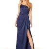 Mori Lee 21802 Front Slit One Strap Bridesmaid Dress