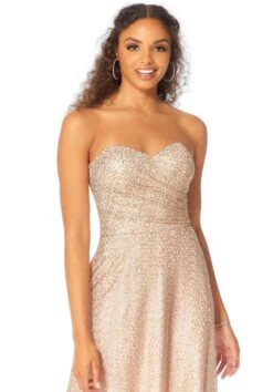 Mori Lee 21804 Strapless Sweetheart Sequin Bridesmaid Dress -Fashion wedding dress mori lee 21804 bridesmaid dress 05.1085