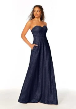 Mori Lee 21804 Strapless Sweetheart Sequin Bridesmaid Dress -Fashion wedding dress mori lee 21804 bridesmaid dress 06.1085