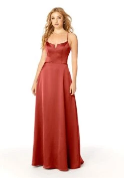 Mori Lee 21806 Lace Back Notched Neckline Bridesmaid Dress 24 Mori Lee 21806 Lace Back Notched Neckline Bridesmaid Dress -Fashion wedding dress mori lee 21806 bridesmaid dress 07.1085