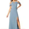 Mori Lee 21809 Cold Shoulder Keyhole Neck Bridesmaid Dress