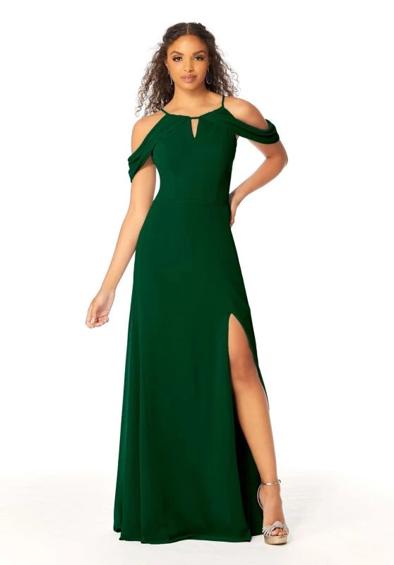 Mori Lee 21809 Cold Shoulder Keyhole Neck Bridesmaid Dress 5 Mori Lee 21809 Cold Shoulder Keyhole Neck Bridesmaid Dress - Image 5