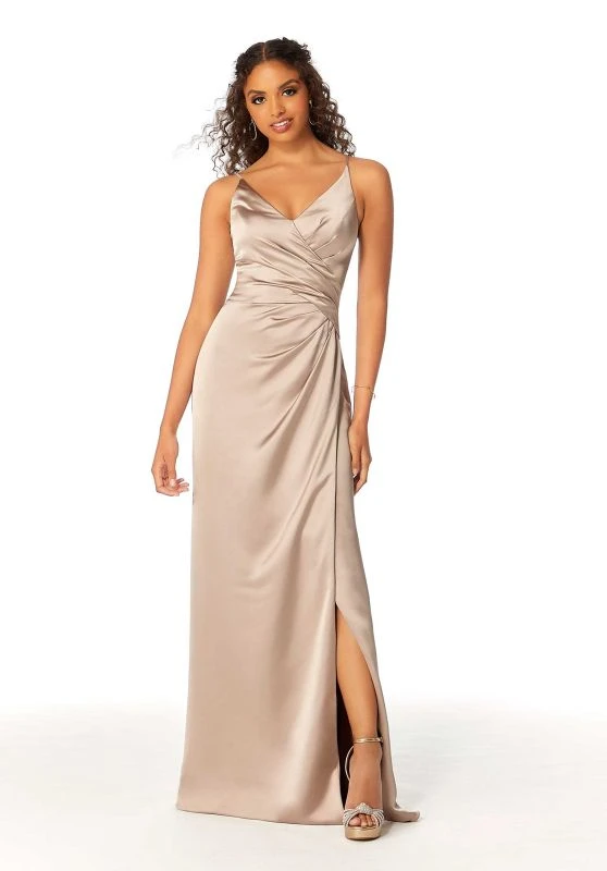 Mori Lee 21810 Wrap Skirt Ruched Bridesmaid Dress 1 Mori Lee 21810 Wrap Skirt Ruched Bridesmaid Dress