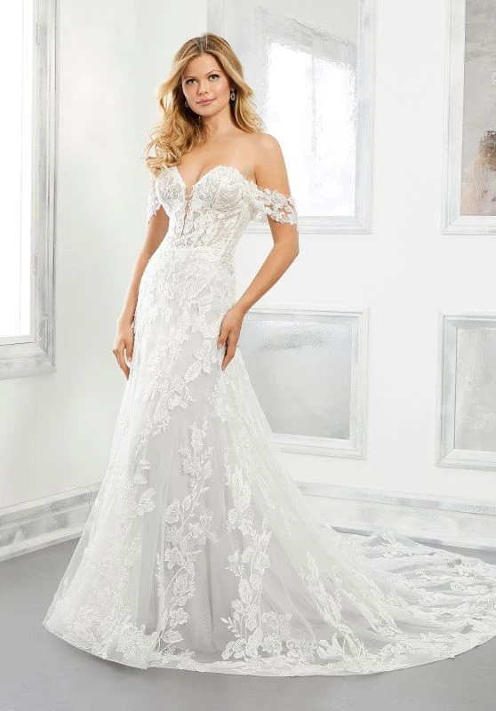 Mori Lee 2307W Blossom Sweetheart Neckline Plus Size Wedding Dress 1 Mori Lee 2307W Blossom Sweetheart Neckline Plus Size Wedding Dress