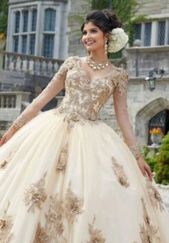 Mori Lee 34024 Cutout Back Quinceanera Dress -Fashion wedding dress mori lee 34024 cutout back quinceanera dress 03.743