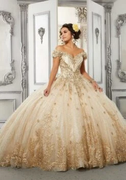 Mori Lee 34054 Off The Shoulder Quinceanera Dress