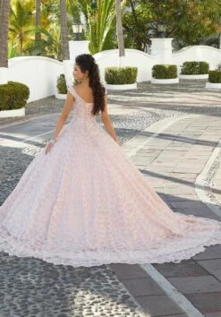 Mori Lee 34071 Off The Shoulder Scalloped Quinceanera Dress -Fashion wedding dress mori lee 34071 off the shoulder scalloped quinceanera dress 03.994