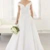 Mori Lee 5865W Ainsley Off The Shoulder Plus Size Wedding Dress