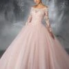 Mori Lee 60052 Long Sleeve Quinceanera Dress