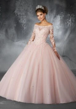 Mori Lee 60052 Long Sleeve Quinceanera Dress