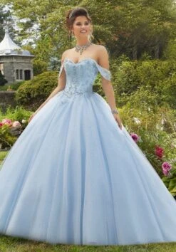 Mori Lee 60101 Sweetheart Neckline Glitter Quinceanera Dress