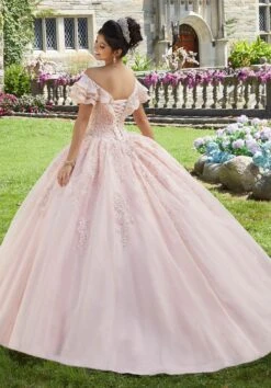 Mori Lee 60107 Ruffle Neckline Quinceanera Gown 7 Mori Lee 60107 Ruffle Neckline Quinceanera Gown -Fashion wedding dress mori lee 60107 ruffle neckline quinceanera gown 04.743
