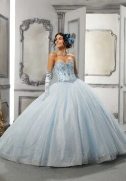 Mori Lee 60142 Strapless Sweetheart Neckline Quinceanera Dress
