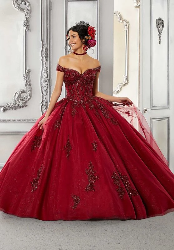 Mori Lee 60146 Off The Shoulder Quinceanera Gown 3 Mori Lee 60146 Off The Shoulder Quinceanera Gown - Image 3