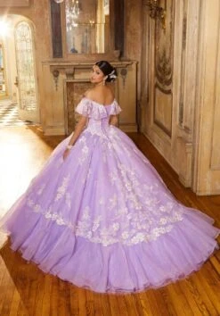 Mori Lee 60151 Off The Shoulder Floral Quinceanera Dress -Fashion wedding dress mori lee 60151 off the shoulder floral quinceanera dress 03.978