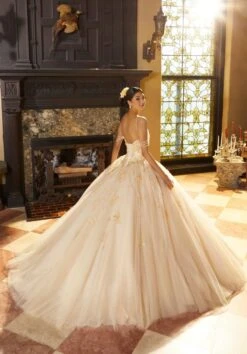 Mori Lee 60155 Multi Strap Floral Quinceanera Dress -Fashion wedding dress mori lee 60155 multi strap floral quinceanera dress 05.978