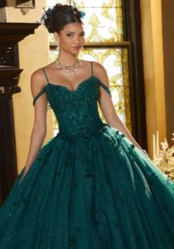 Mori Lee 60155 Multi Strap Floral Quinceanera Dress -Fashion wedding dress mori lee 60155 multi strap floral quinceanera dress 07.978