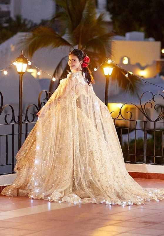 Mori Lee 60163 Spaghetti Straps V-Neck Quinceanera Dress 6 Mori Lee 60163 Spaghetti Straps V-Neck Quinceanera Dress - Image 6