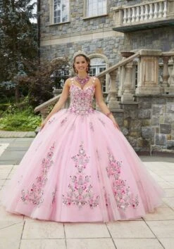 Mori Lee 60176 Spaghetti Strap Embroidered Quinceanera Gown 11 Mori Lee 60176 Spaghetti Strap Embroidered Quinceanera Gown -Fashion wedding dress mori lee 60176 quinceanera gown 04.1085