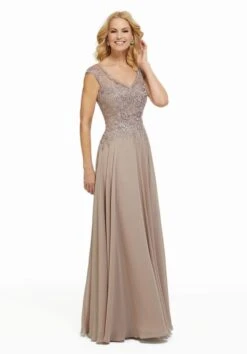 Mori Lee 72021 V-Neck Mother Of The Bride Dress 7 Mori Lee 72021 V-Neck Mother Of The Bride Dress -Fashion wedding dress mori lee 72021 v neck mother of the bride dress 03.653