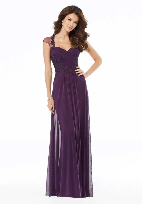 Mori Lee 72105 Queen Anne Neckline Dress 1 Mori Lee 72105 Queen Anne Neckline Dress